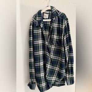 American eagle  Flannel - Green and Blue